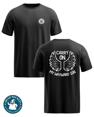 Dead-Wicked-Supernatural-Carry-On-My-Wayward-Son-Angel-Castiel-Printed-Tee-T-Shirt-01