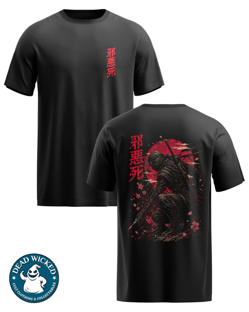 Dead-Wicked-Ninja-Japanese-Warrior-Assassin-Printed-Tee-T-Shirt-01