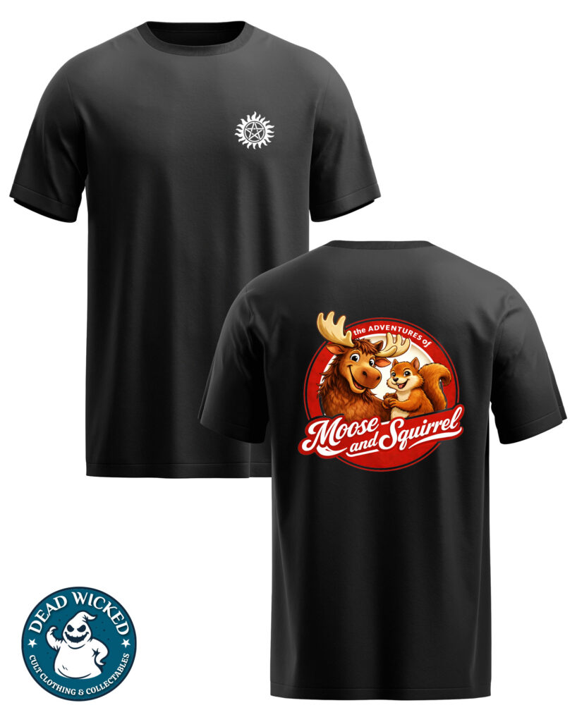 Dead-Wicked-The-Adventures-Of-Moose-And-Squirrel-Supernatural-Sam-Dean-Winchester-Printed-Tee-T-Shirt-01